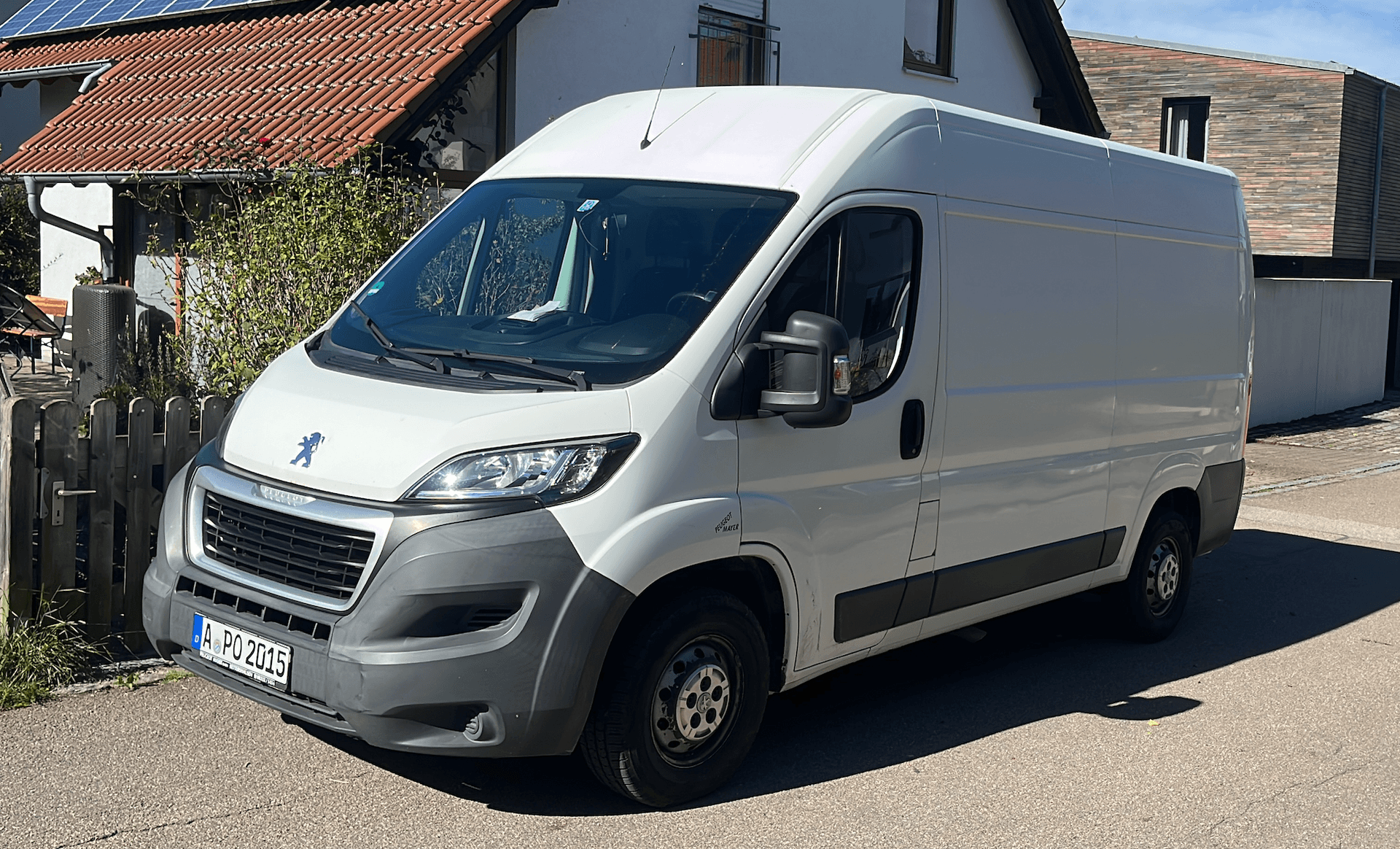 Unser Peugeot Boxer L2H2 - frisch gekauft in Diedorf